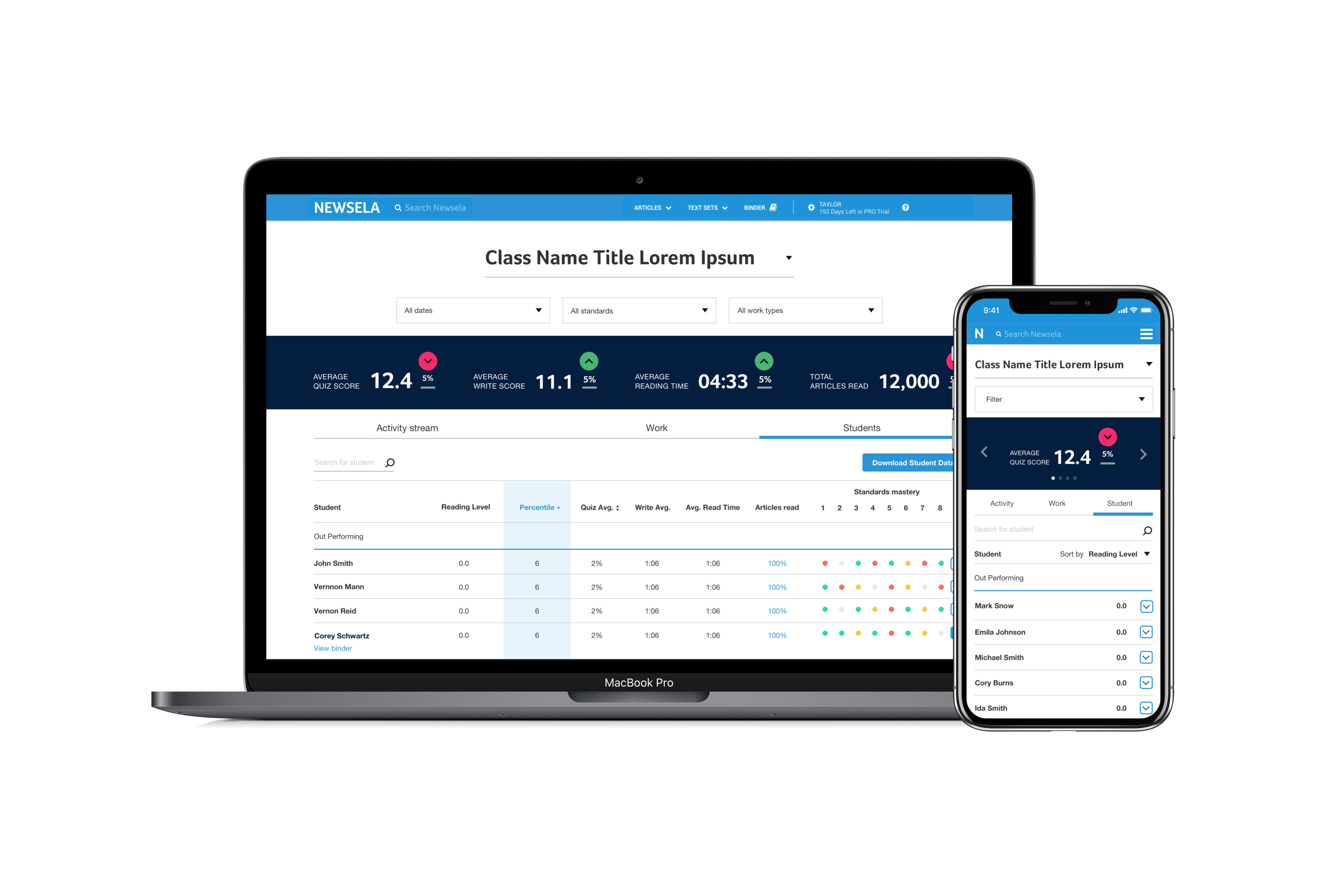 Newsela Screen One