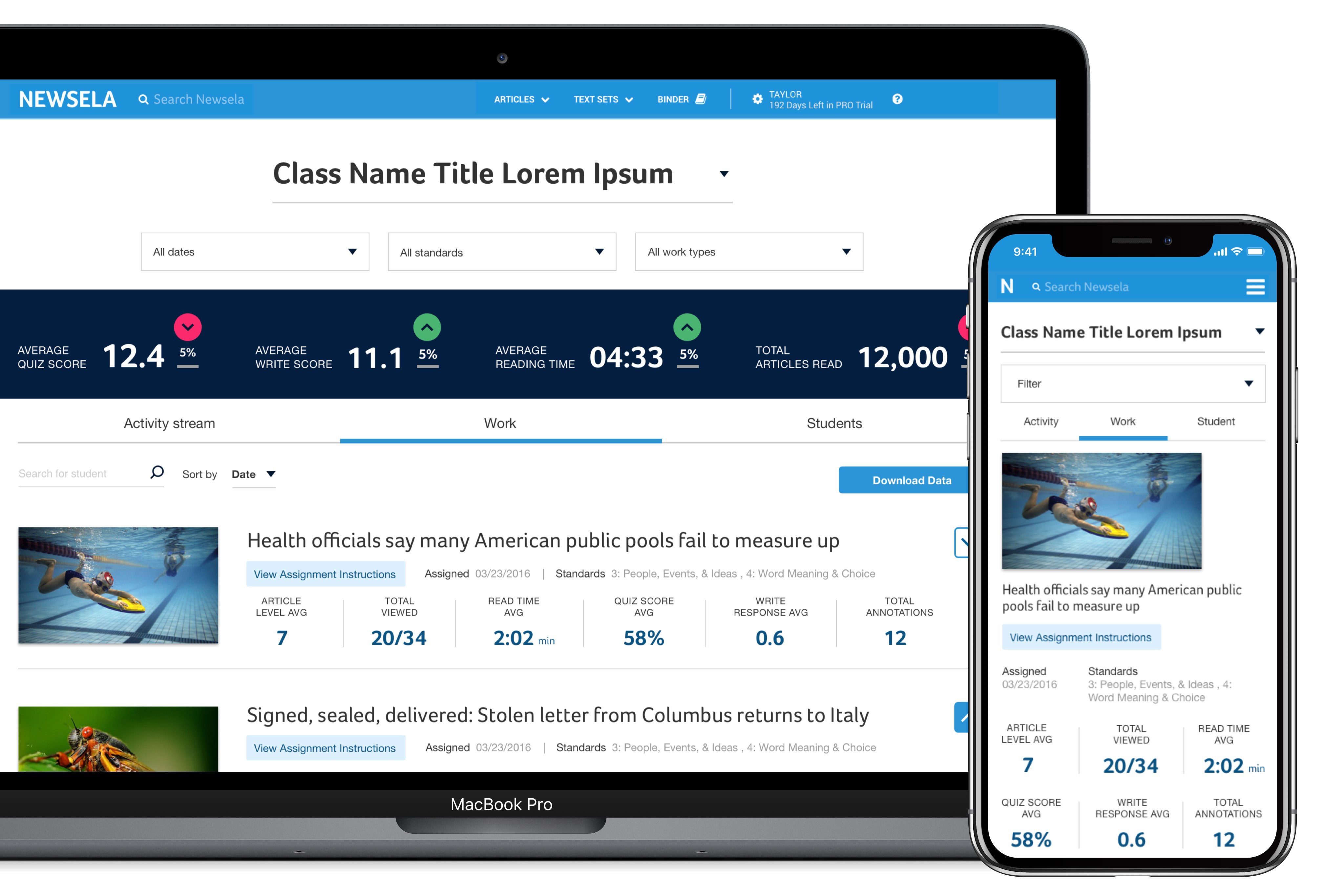 Newsela Screen Two Zoom
