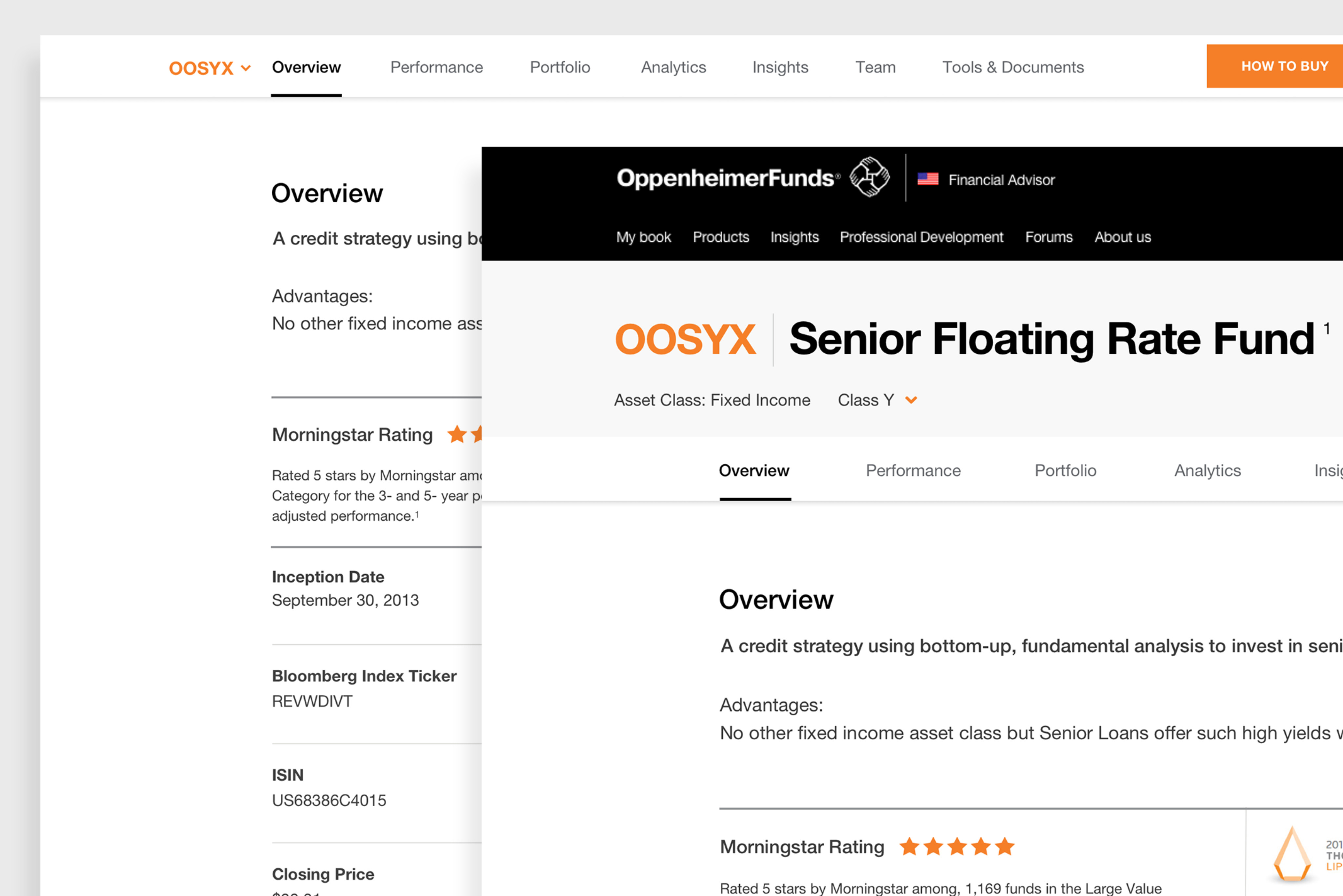 OFI Design System Screen One