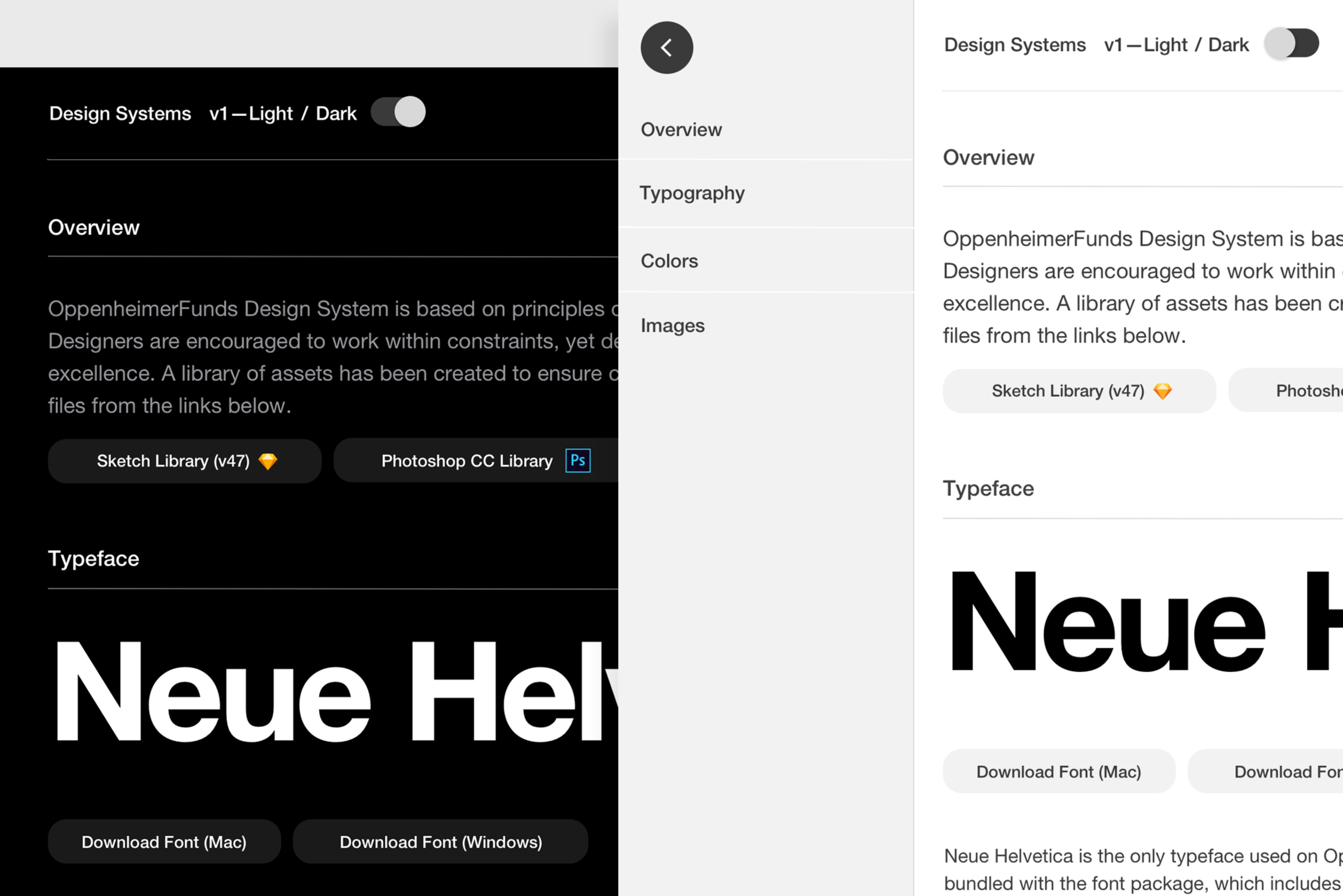 OFI Design System Screen Four